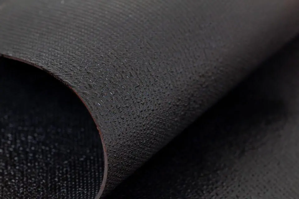 rubber roof repair-micro close up of a roll of rubber roofing materials