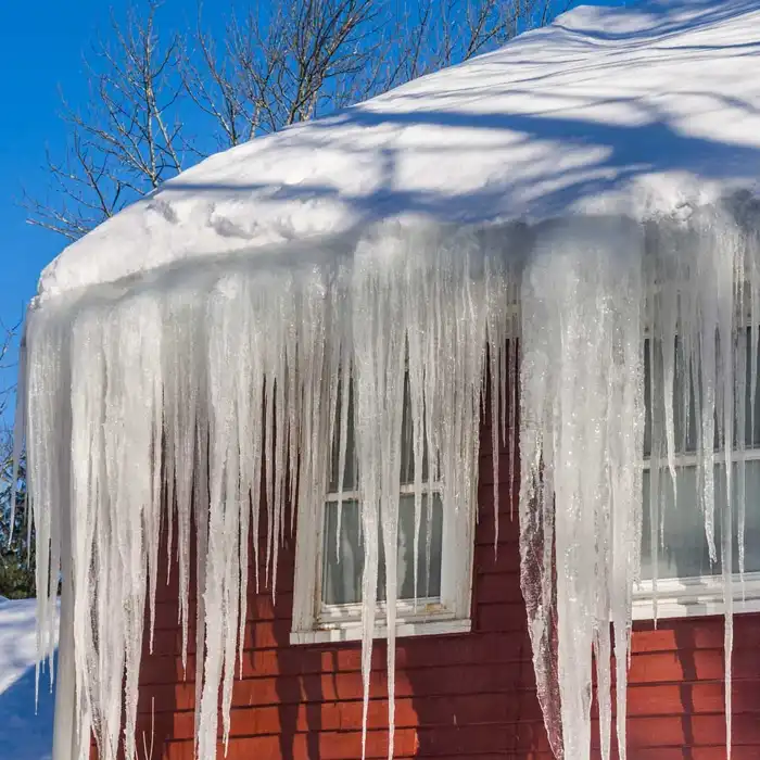 ice/snow siding damage