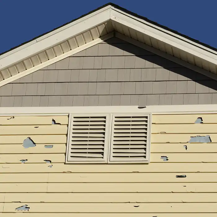 blown off siding panels