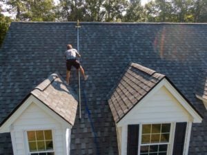 Water Damage Inspection - All Phase Roofing & Restoration Residential Roof Inspection Drone Photos