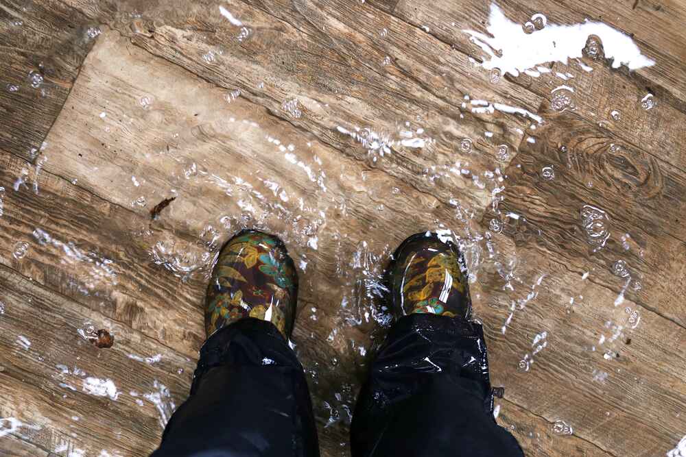 wet Wood Floors 