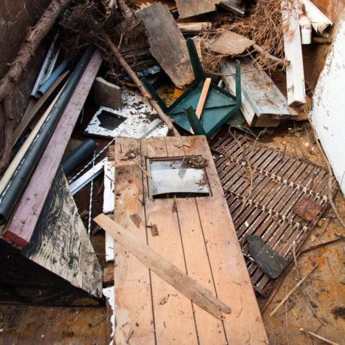 Water damaged materials